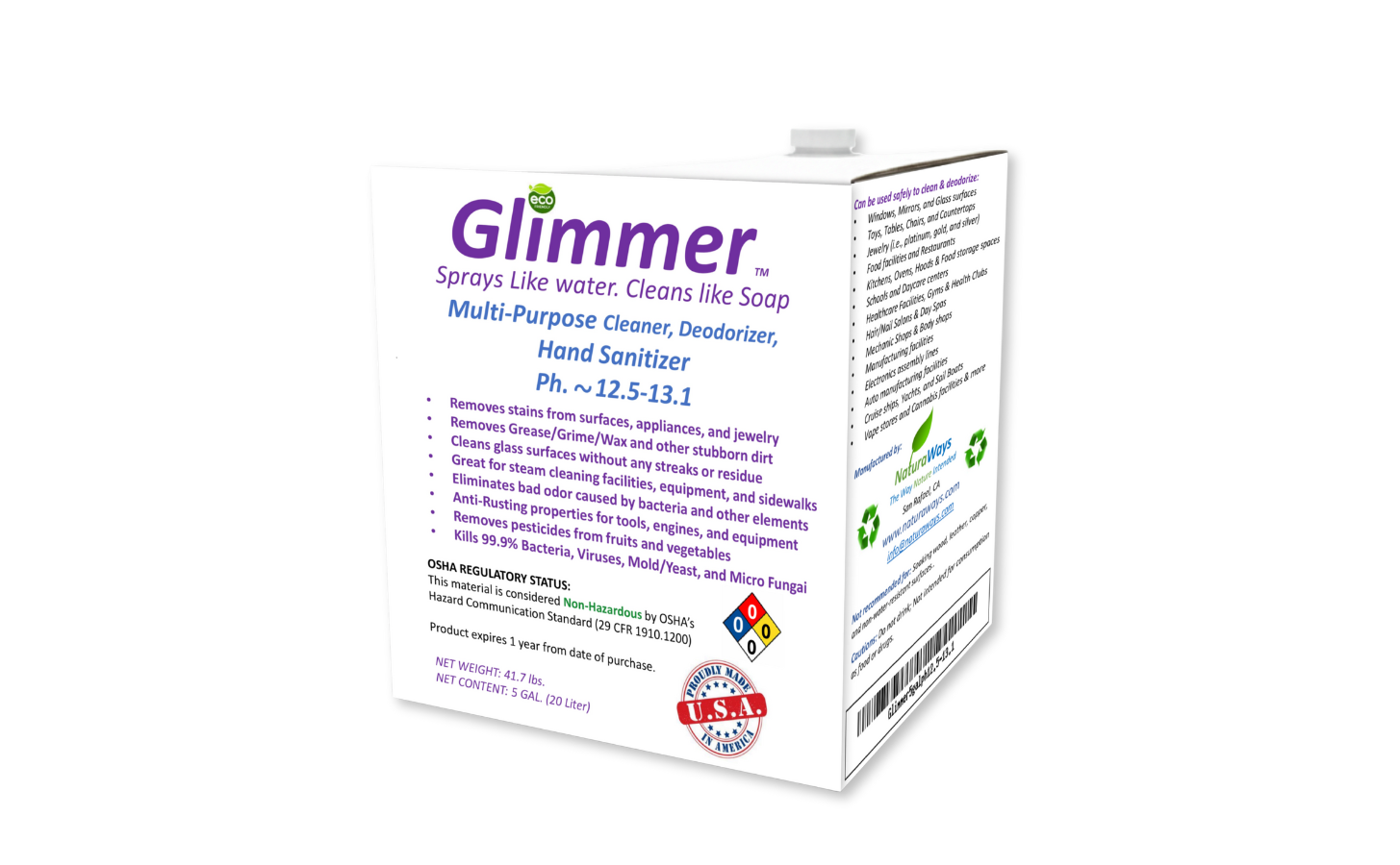 Glimmer Surface Cleaner – Natural, effective cleaning solution and disinfectant