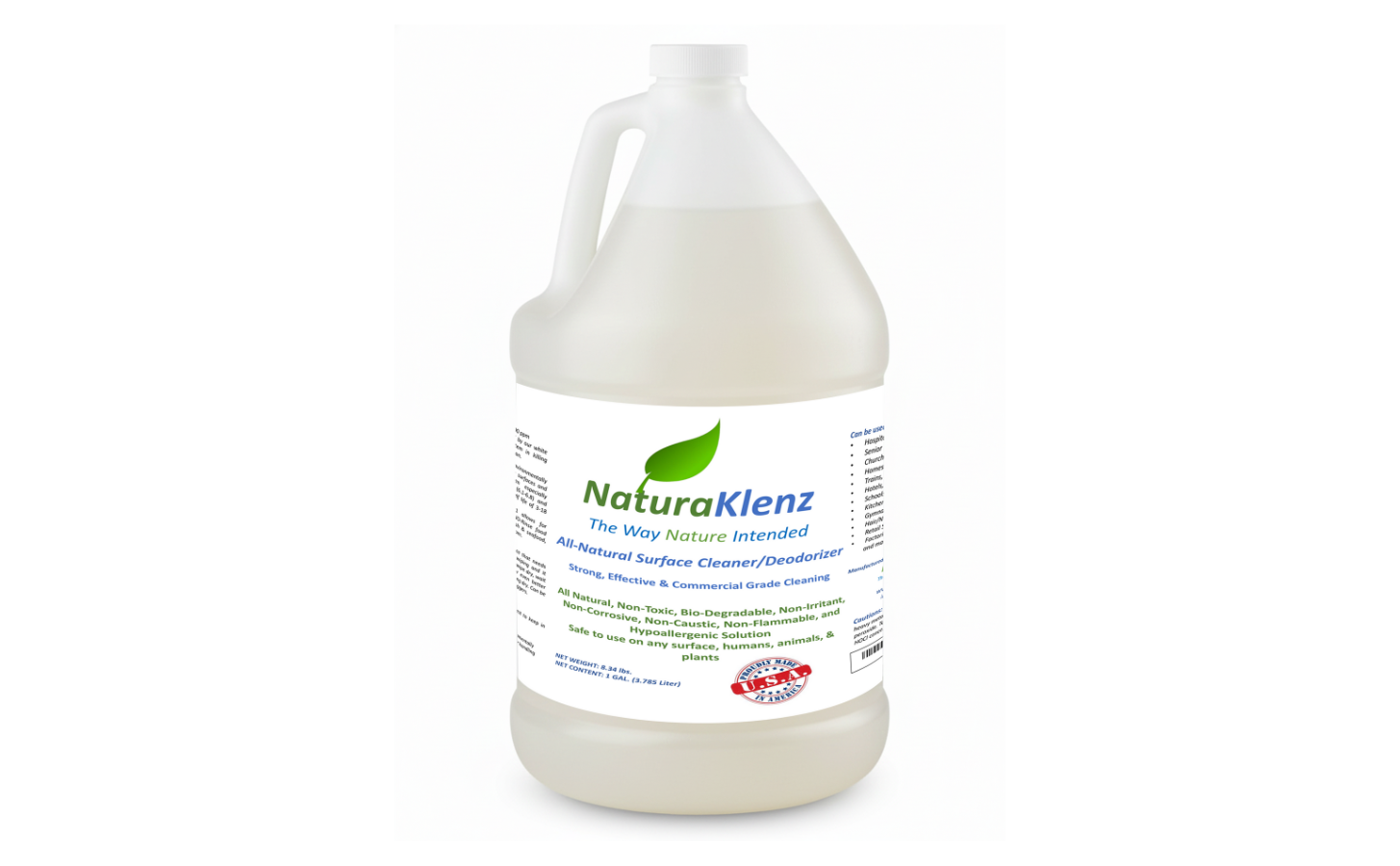 NaturaKlenz Surface Cleaner – Natural disinfectant and all purpose cleaner