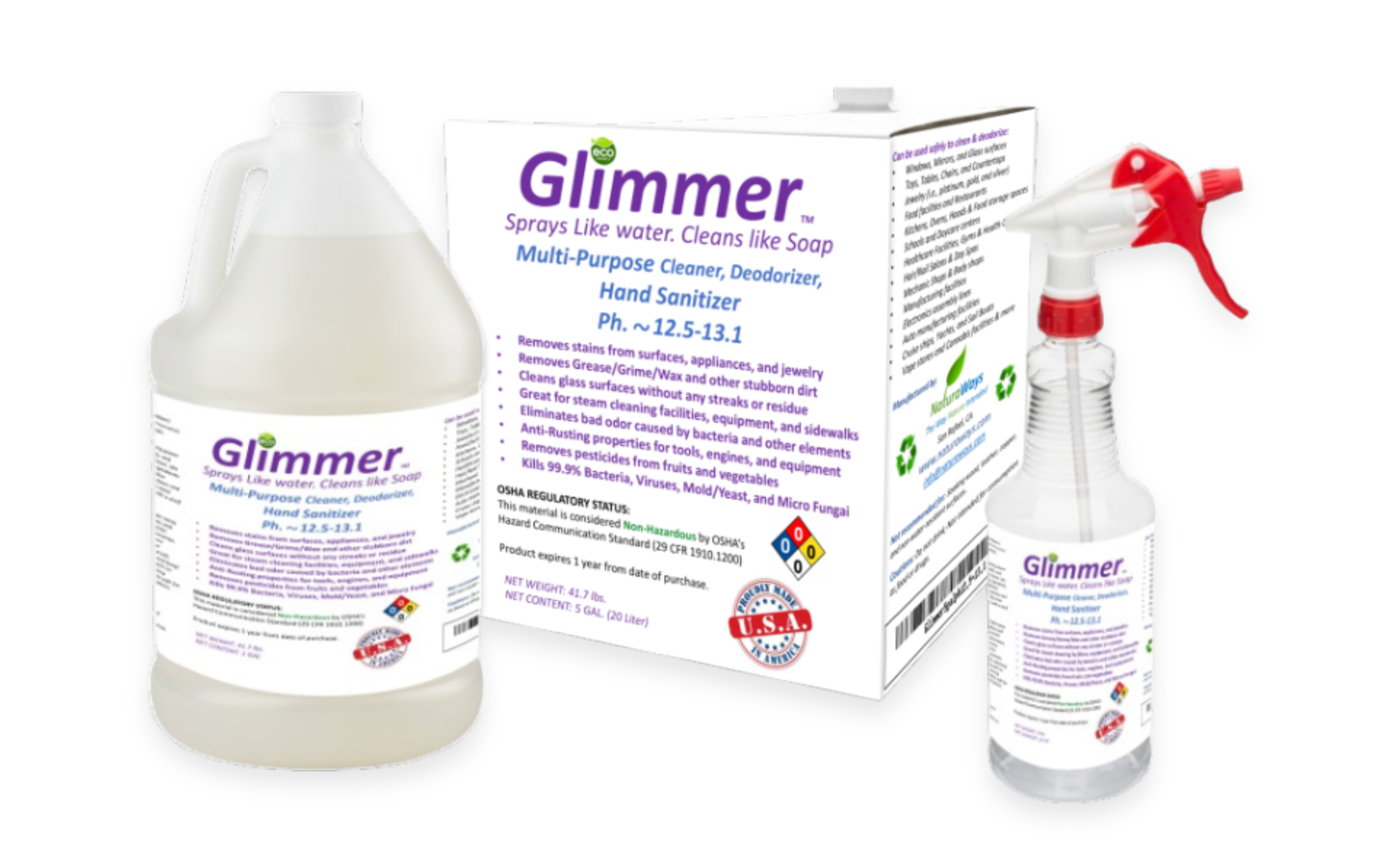 Glimmer Surface Cleaner – Natural, effective cleaning solution and disinfectant